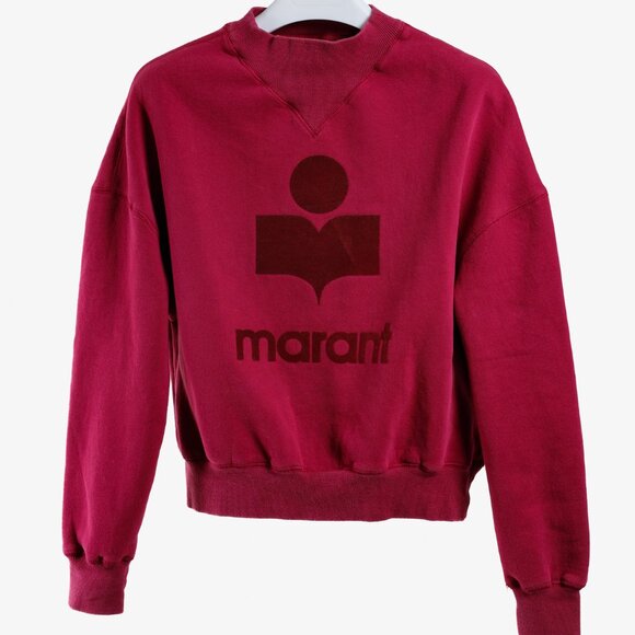 Isabel Marant Etoile Moby Pink Sweatshirt - Picture 1 of 10